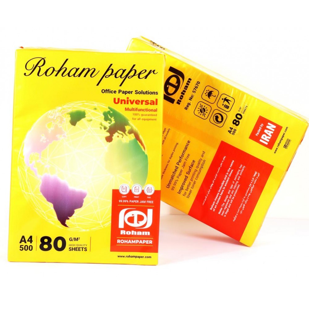  کاغذ 80gr) A4 Roham Paper) 