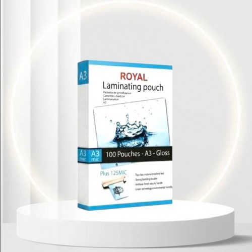 طلق پرس ROYAL A3 میکرون 125 (100 عددی) 