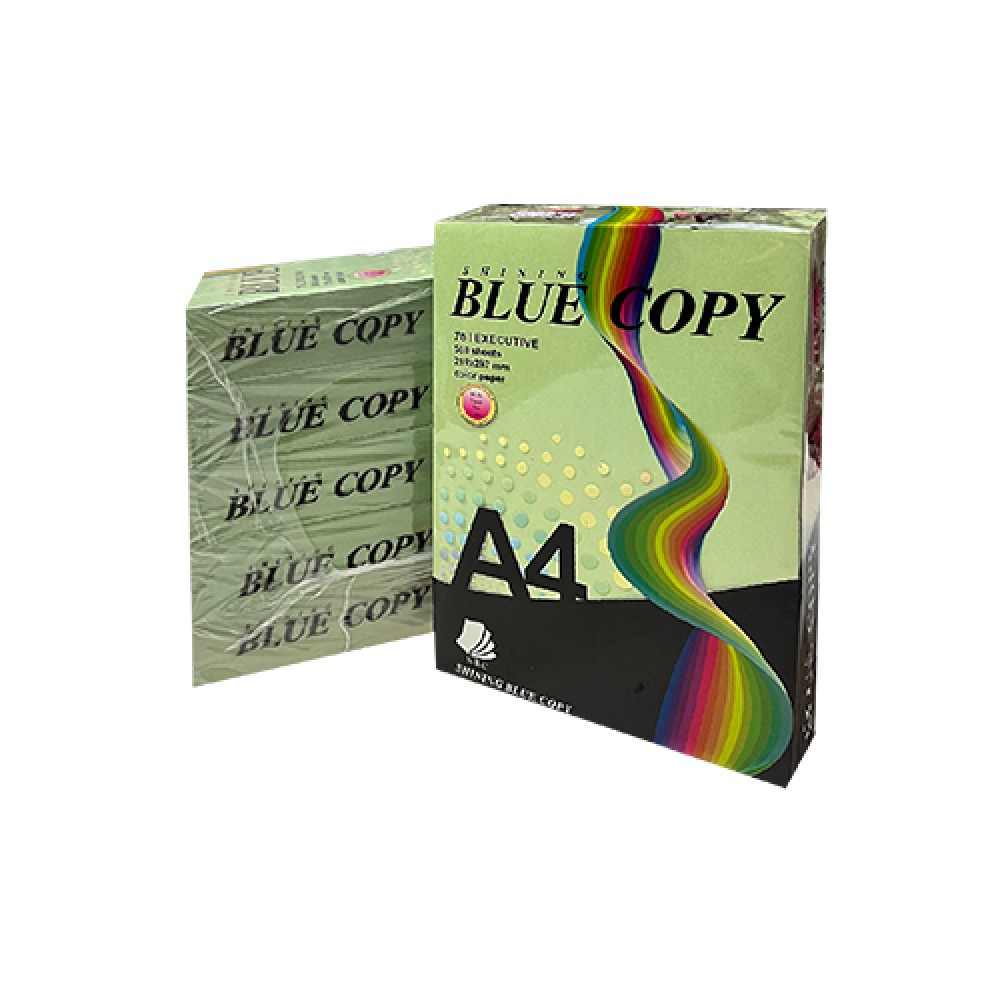  کاغذ رنگی A4 BLUE COPY سبز (75gr)