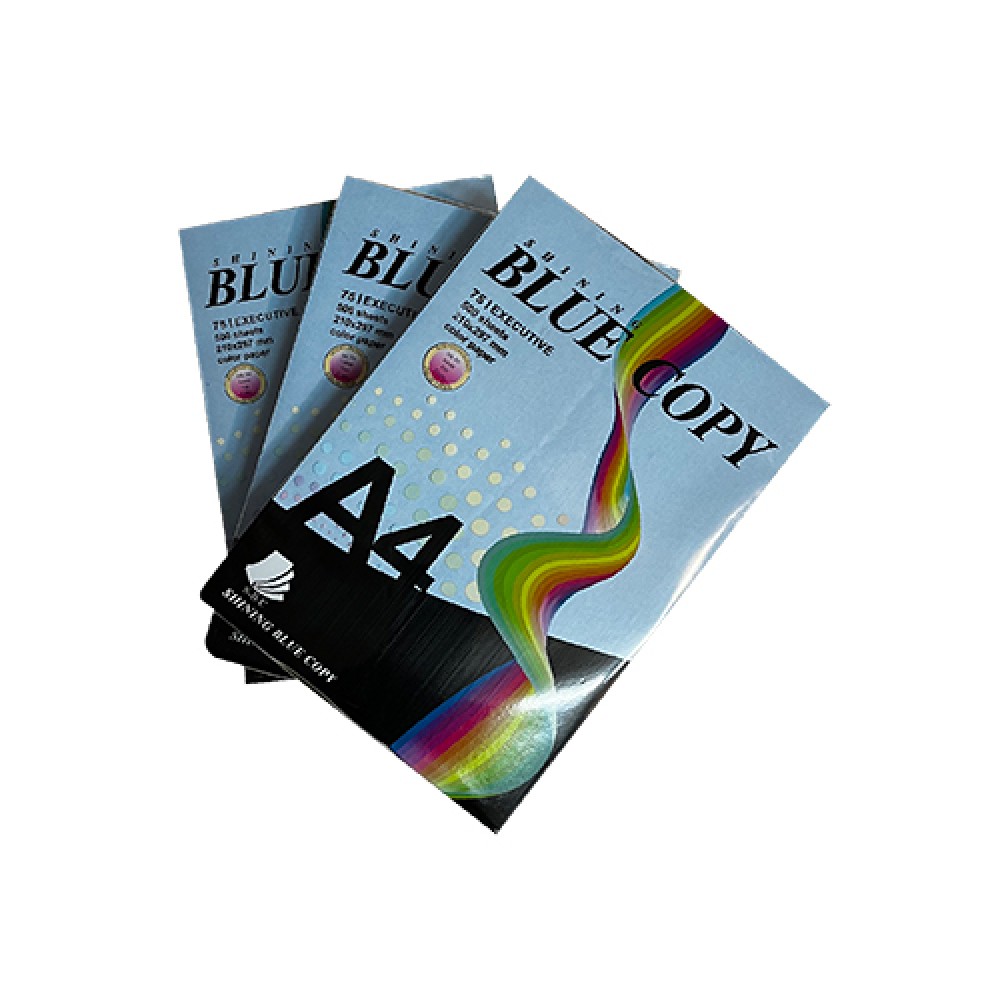  کاغذ رنگی A4 BLUE COPY آبی (75gr)