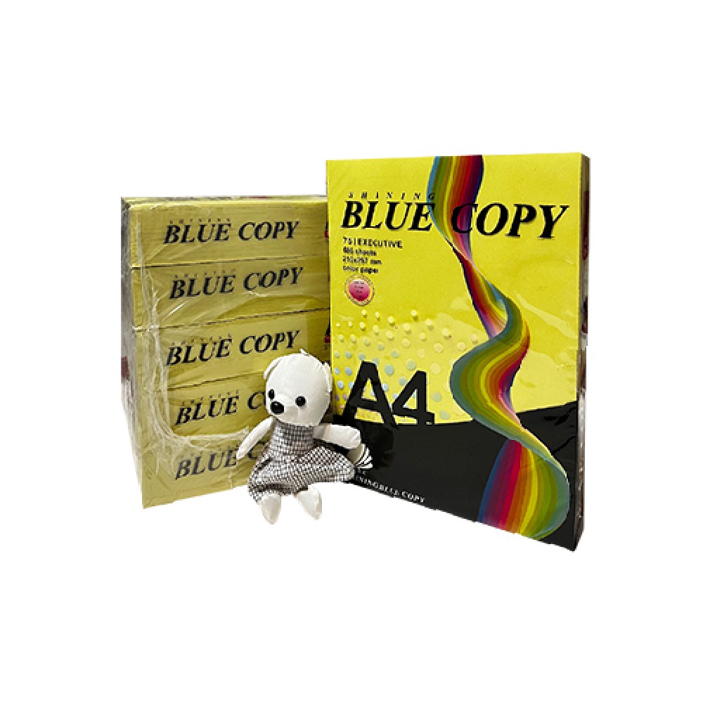  کاغذ رنگی A4 BLUE COPY زرد (75gr)