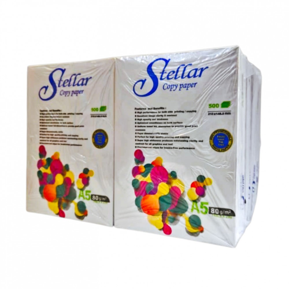  کاغذ A5 stellar وکیوم (80gr)