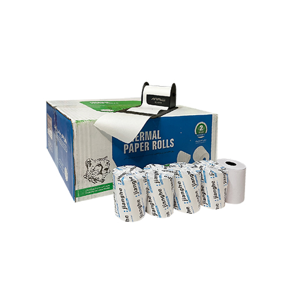  رول حرارتی فیش پرینتر 8 سانتی جیانگ 40 متری تک لفاف 