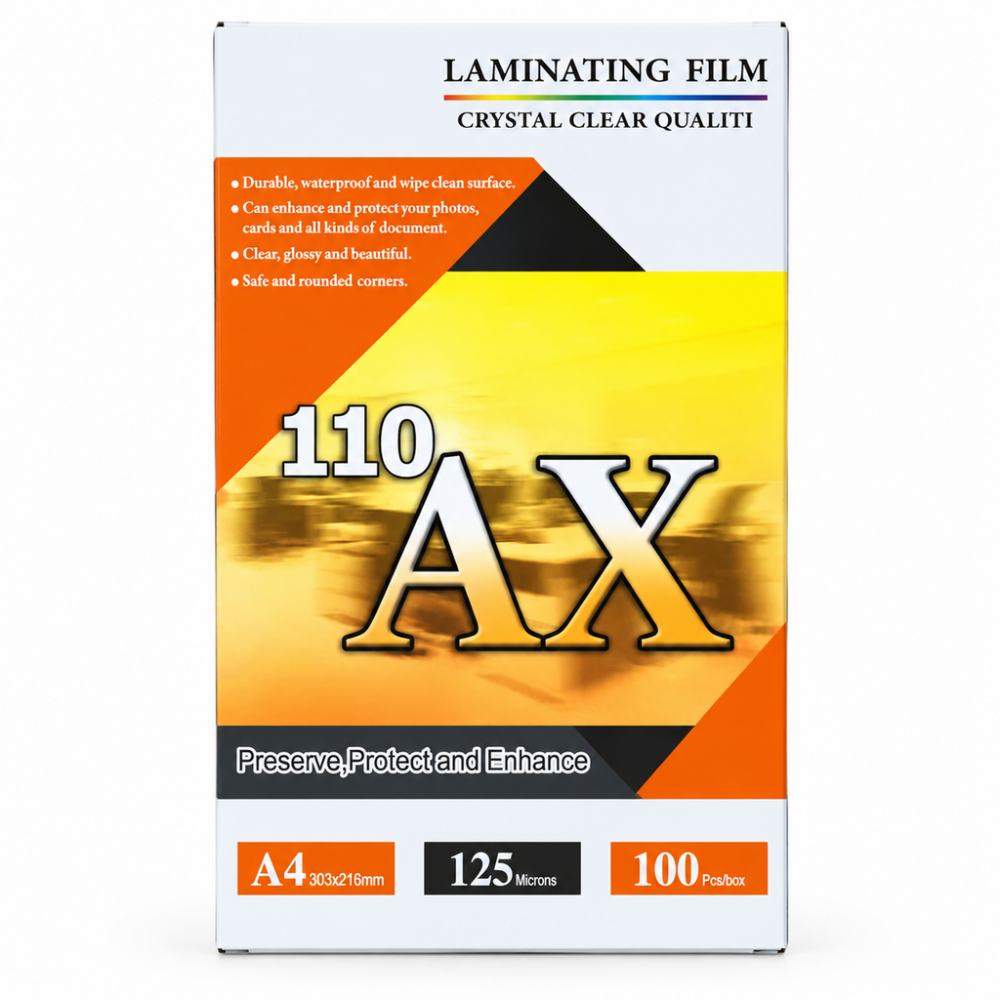 طلق پرس AX A4 میکرون 125 (100 عددی)