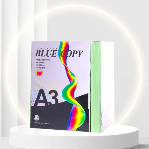 کاغذ رنگی A3 BLUE COPY سبز (75gr)