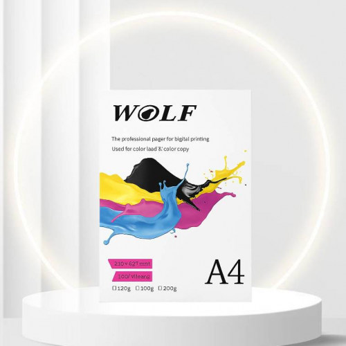 کاغذ A4 عروسکی WOLF 160 گرم (100عددی)
