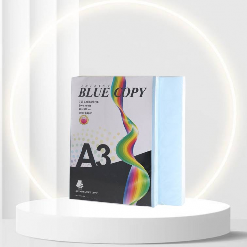 کاغذ رنگی A3 BLUE COPY آبی (75gr)