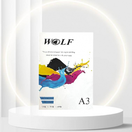 کاغذ A3 عروسکی WOLF 120 گرم (100عددی)