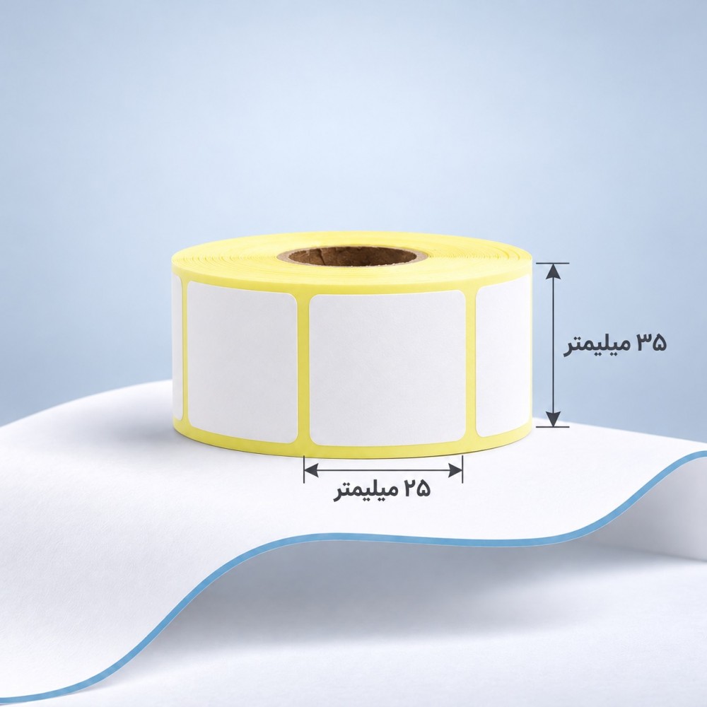 لیبل حرارتی 35*25 تک ردیف 2000 عددی