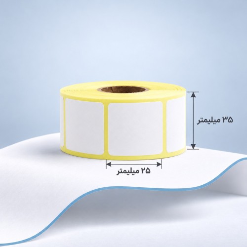 لیبل حرارتی 35*25 تک ردیف 2000 عددی 