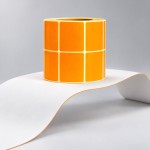 لیبل PVC دیجی کالا 51*34 نارنجی دو ردیف 3000تایی