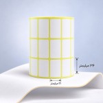 لیبل کاغذی 34*21 سه ردیف 6000 تایی