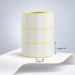 لیبل کاغذی 35*25 سه ردیف 6000 عددی