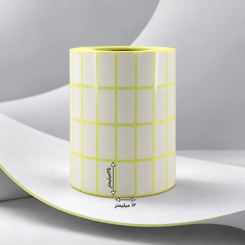 لیبل کاغذی 25*12 چهار ردیف 10000 عددی